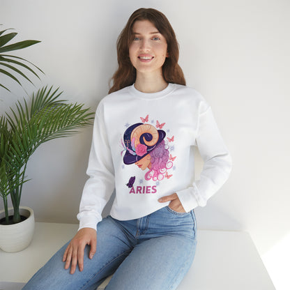 🦋 Aries 🦋 Zodiac Signs- Sweatshirts