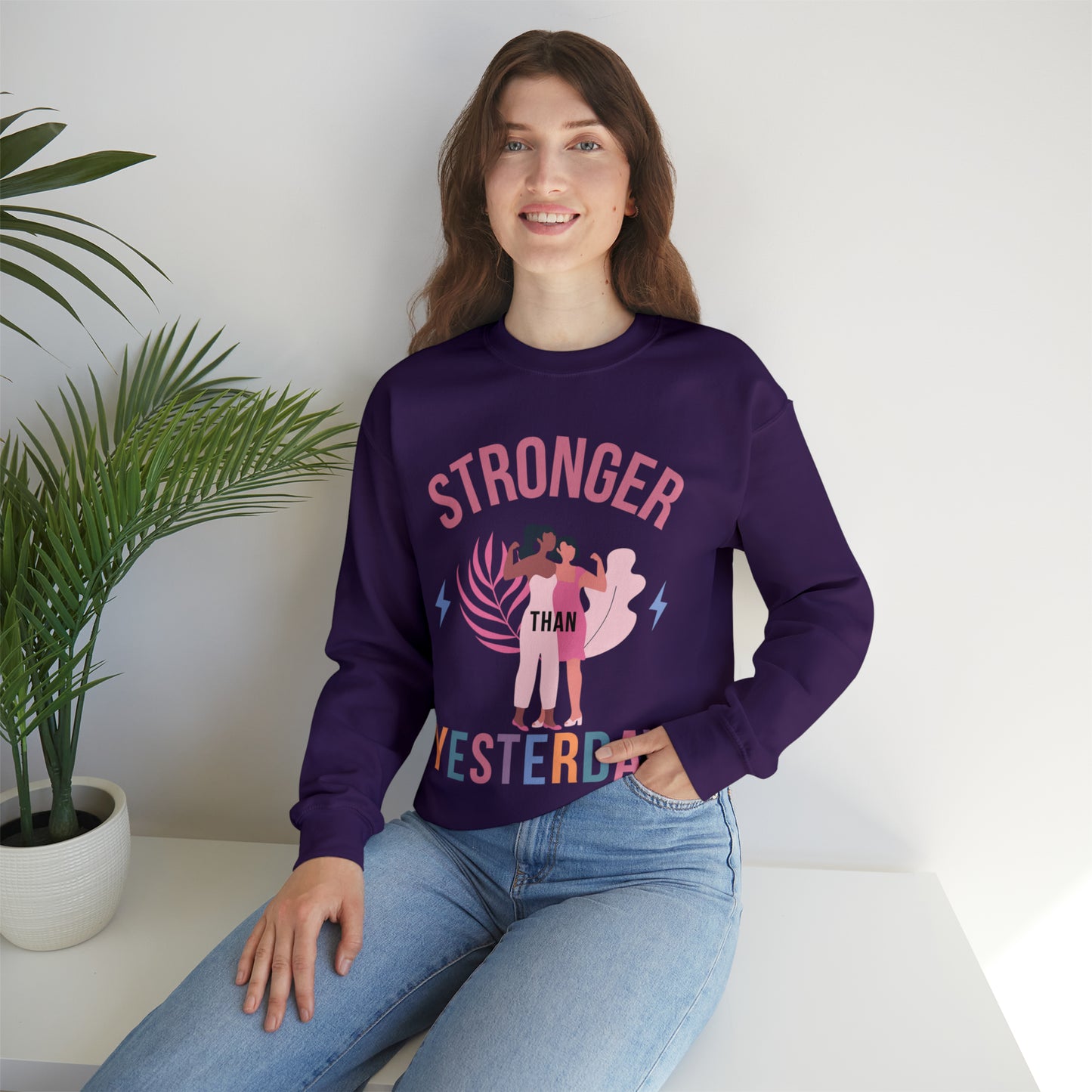 🦋 Stronger than Yesterday 🦋 Sweatshirts