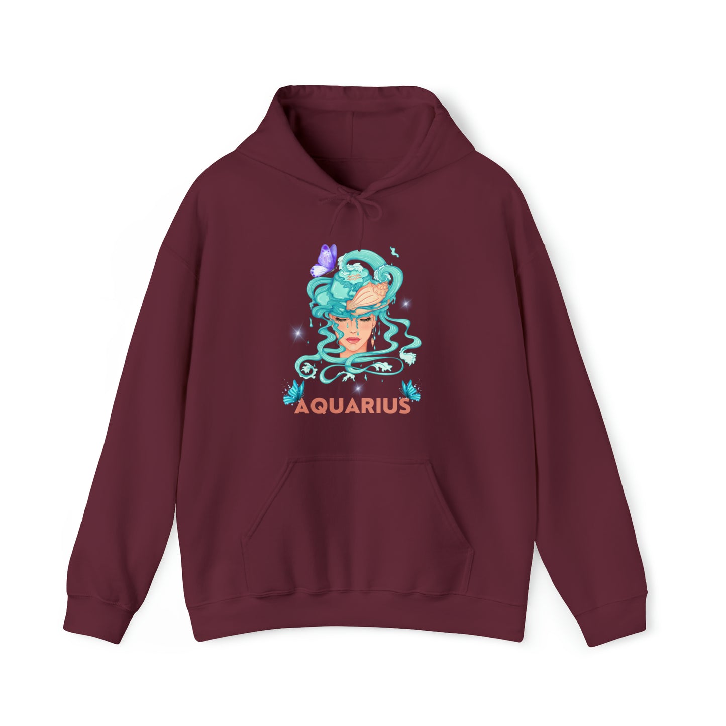 🦋 Aquarius 🦋 Zodiac Signs- Hoodies