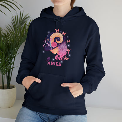 🦋 Aries 🦋 Zodiac Signs- Hoodies