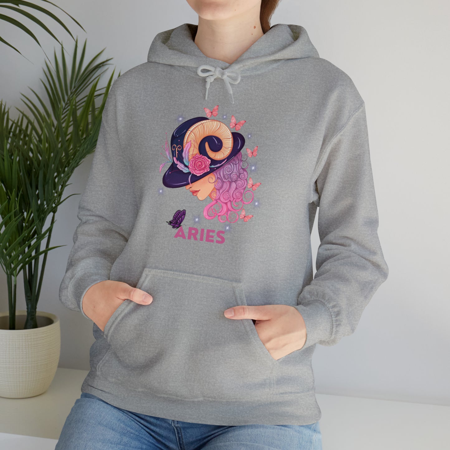 🦋 Aries 🦋 Zodiac Signs- Hoodies