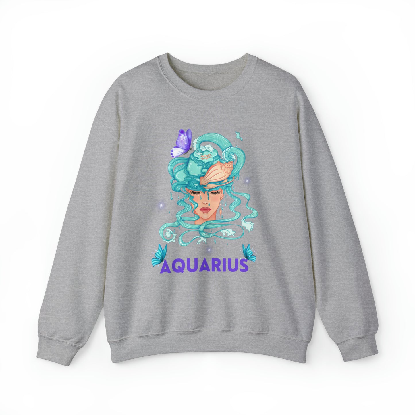 🦋 Aquarius 🦋 Zodiac Signs- Sweatshirts