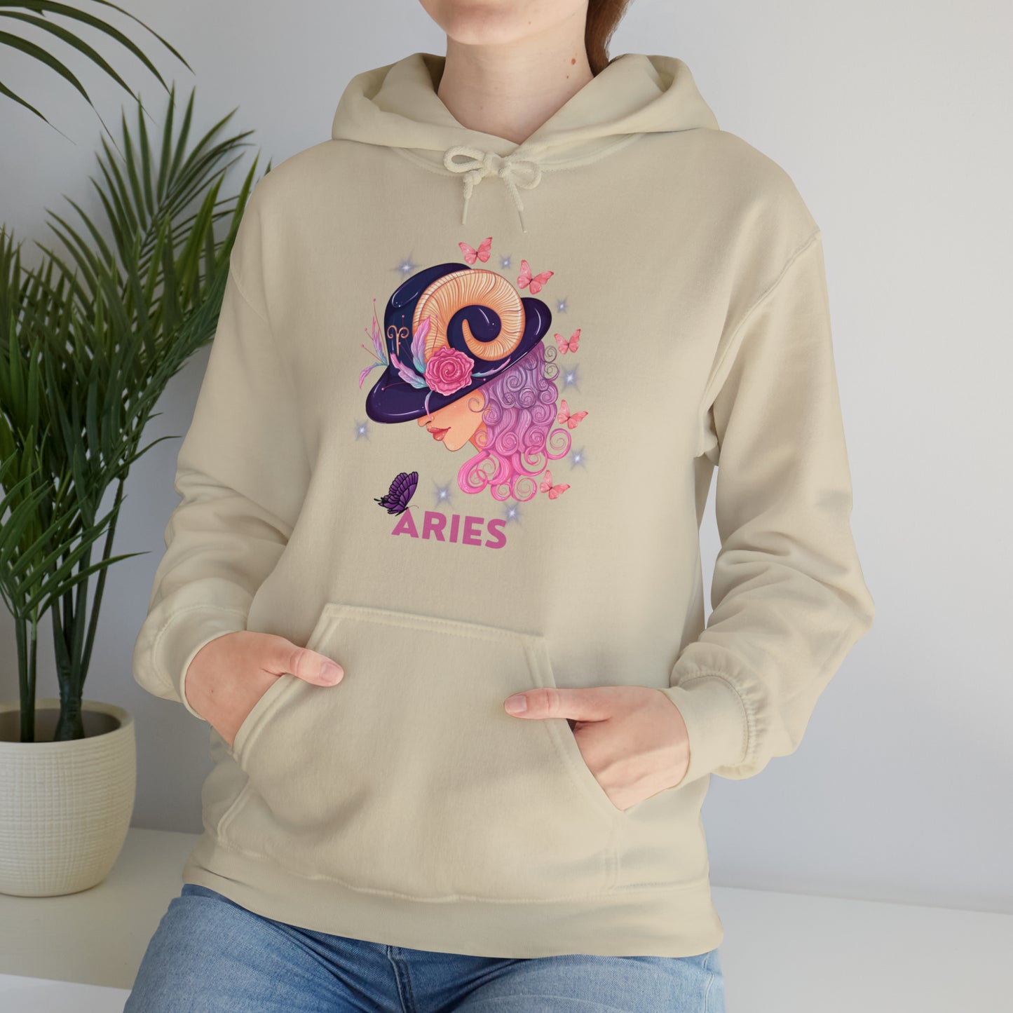 🦋 Aries 🦋 Zodiac Signs- Hoodies