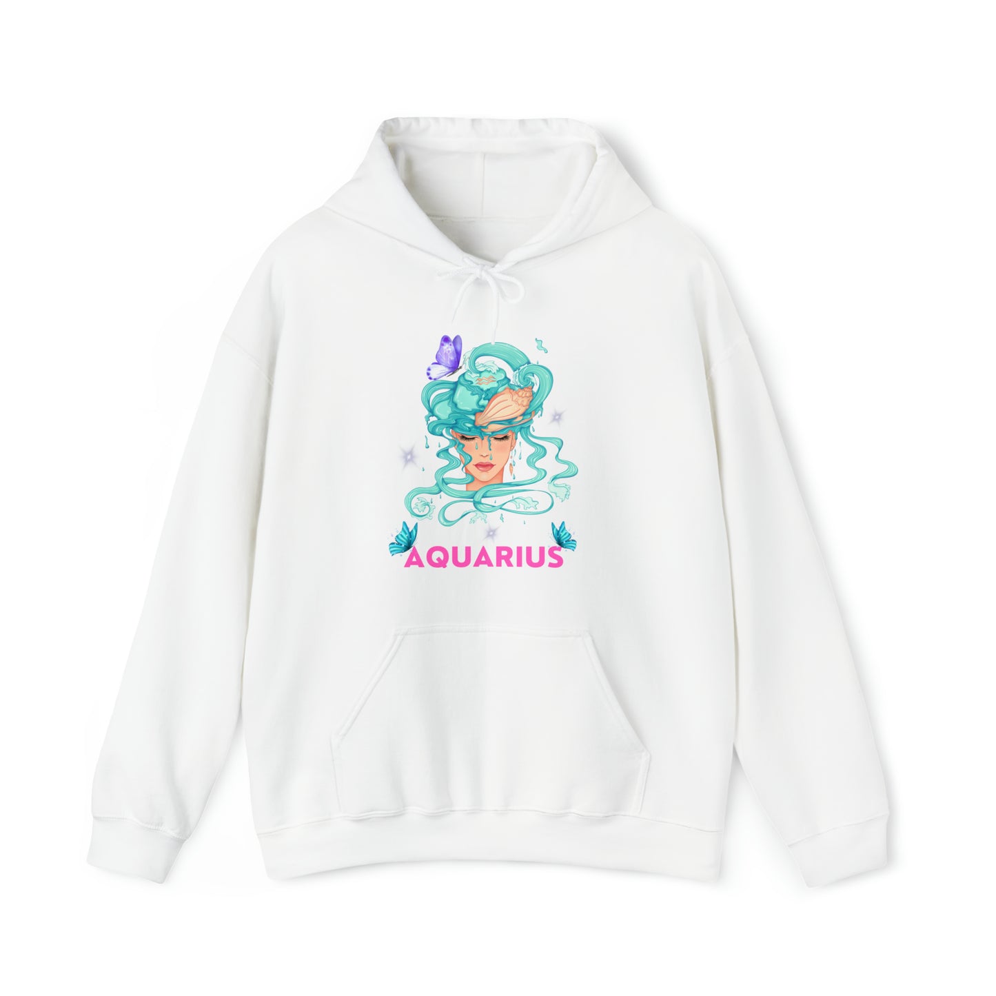 🦋 Aquarius 🦋 Zodiac Signs- Hoodies
