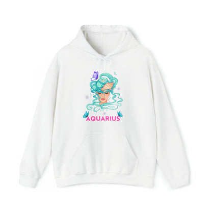 🦋 Aquarius 🦋 Zodiac Signs- Hoodies