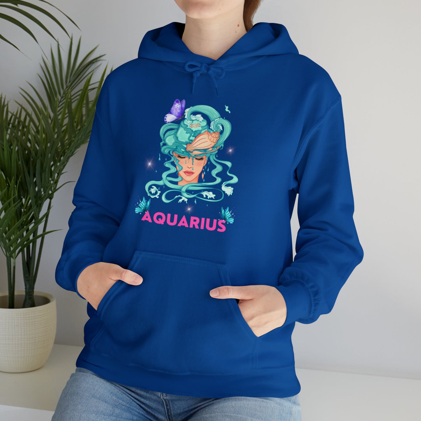 🦋 Aquarius 🦋 Zodiac Signs- Hoodies