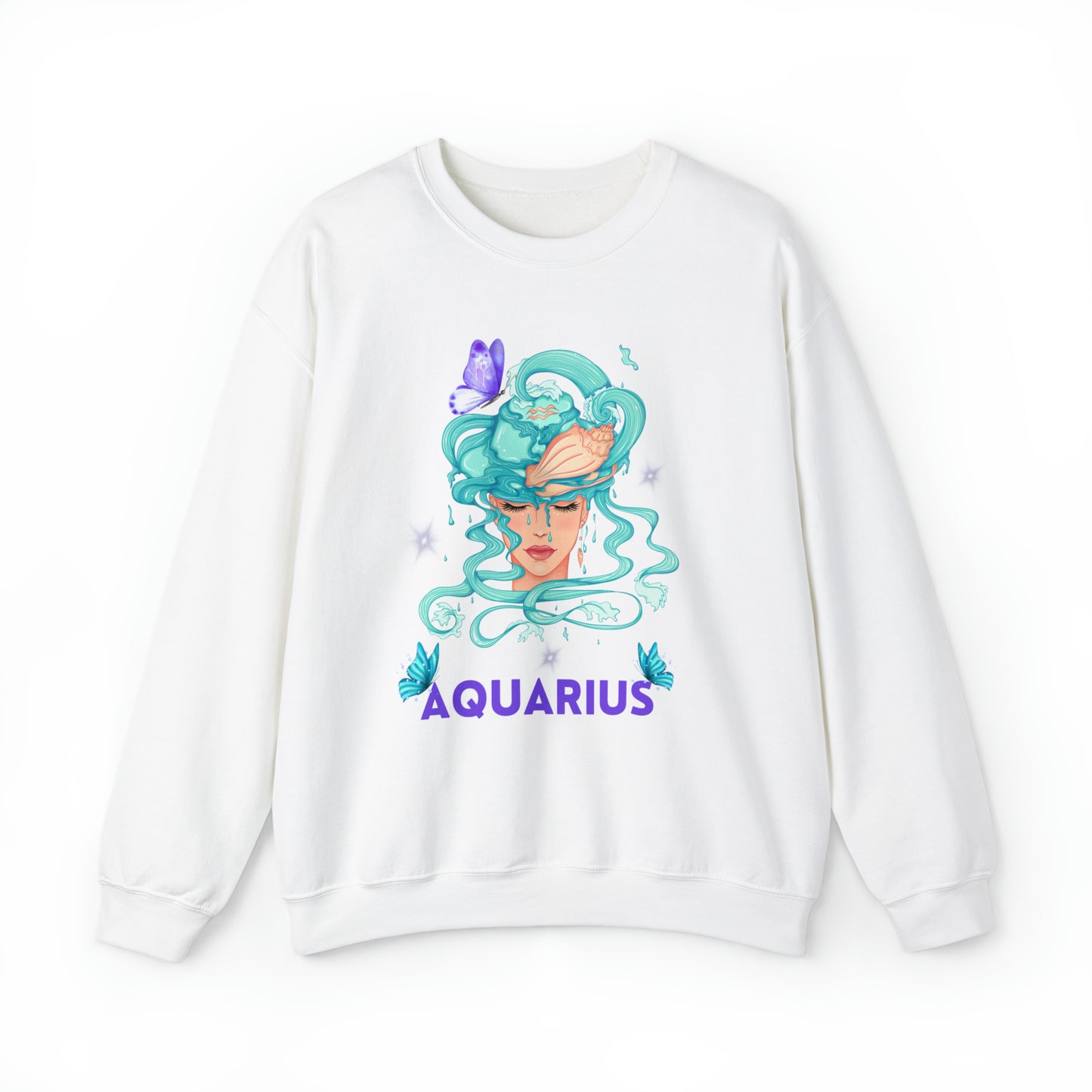🦋 Aquarius 🦋 Zodiac Signs- Sweatshirts
