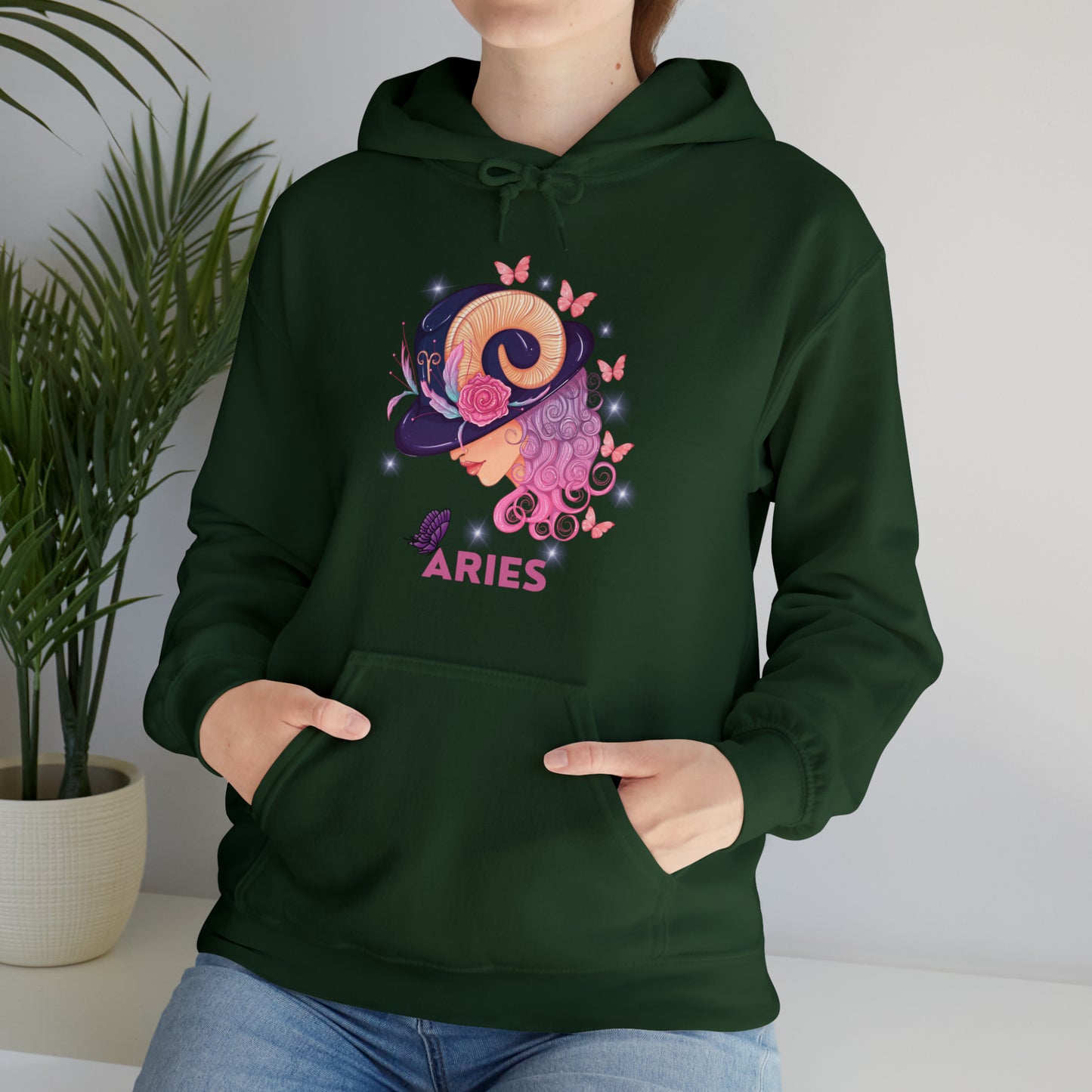 🦋 Aries 🦋 Zodiac Signs- Hoodies