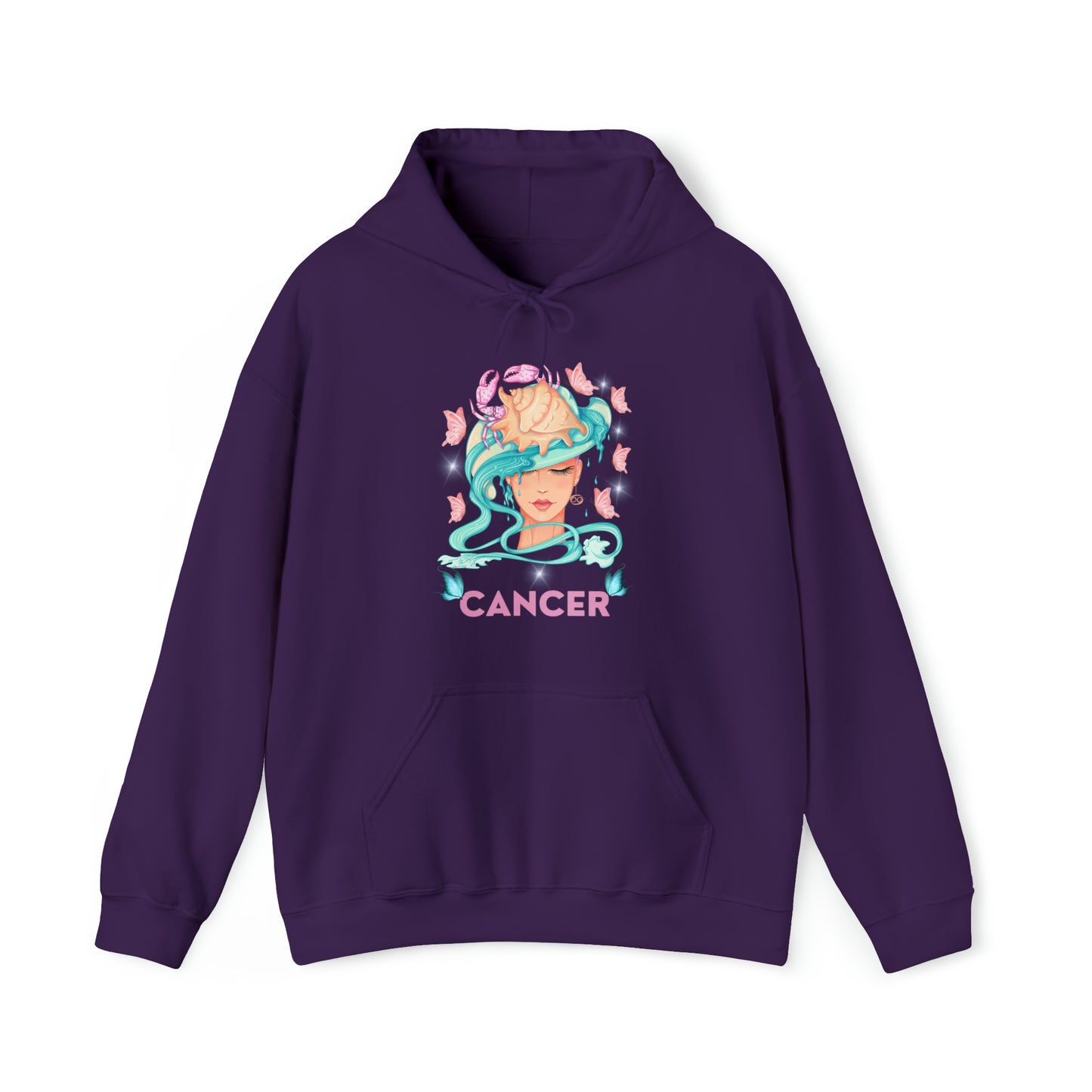 🦋 Cancer 🦋 Zodiac Signs- Hoodies