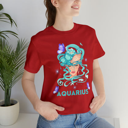🦋 Aquarius 🦋 Zodiac Signs- Tees