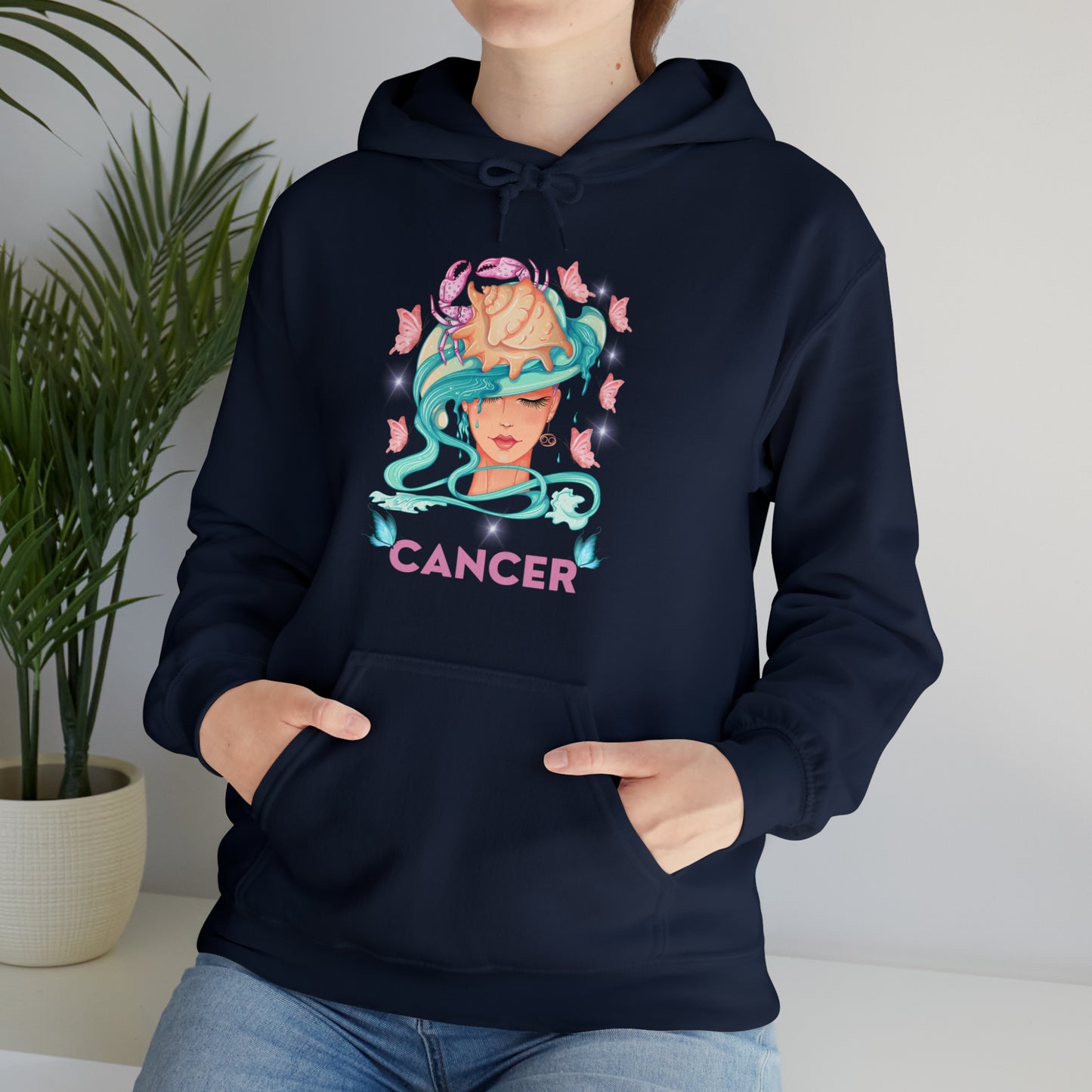 🦋 Cancer 🦋 Zodiac Signs- Hoodies