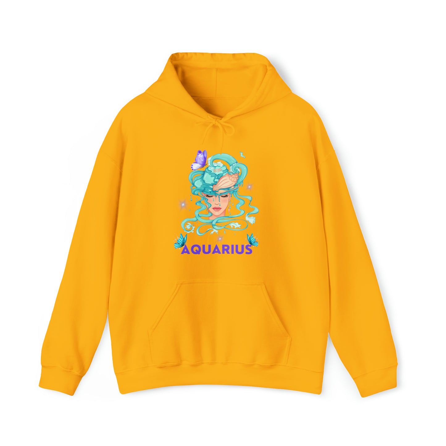 🦋 Aquarius 🦋 Zodiac Signs- Hoodies