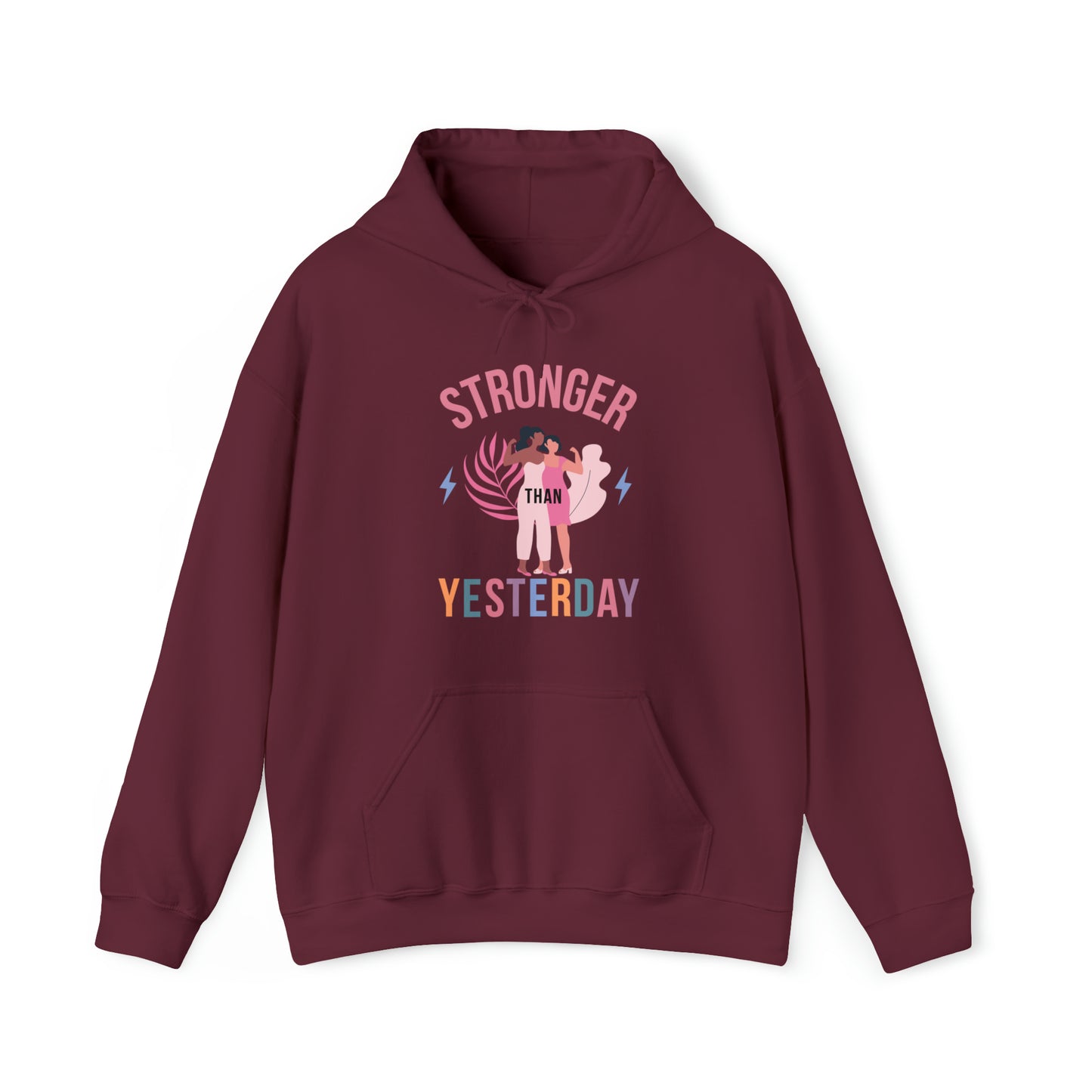 🦋 Stronger than Yesterday 🦋 Hoodies