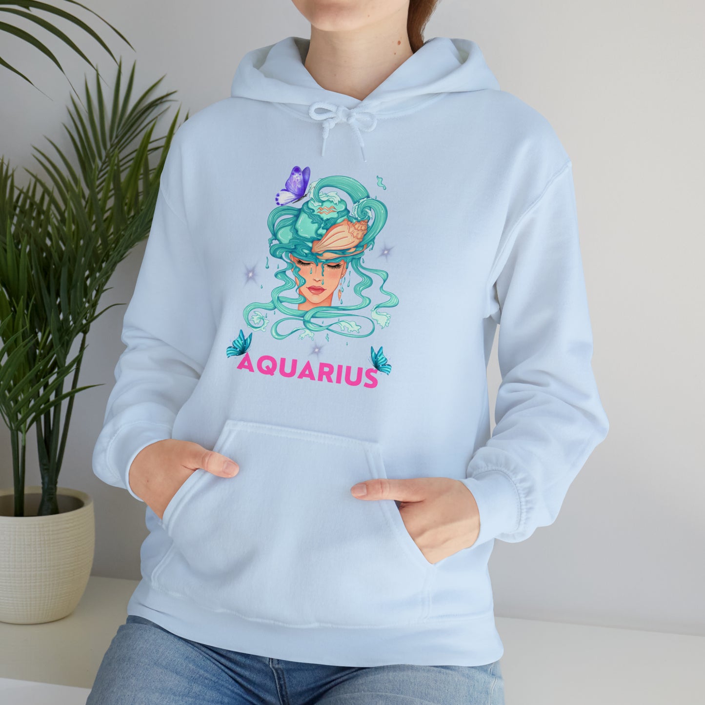 🦋 Aquarius 🦋 Zodiac Signs- Hoodies