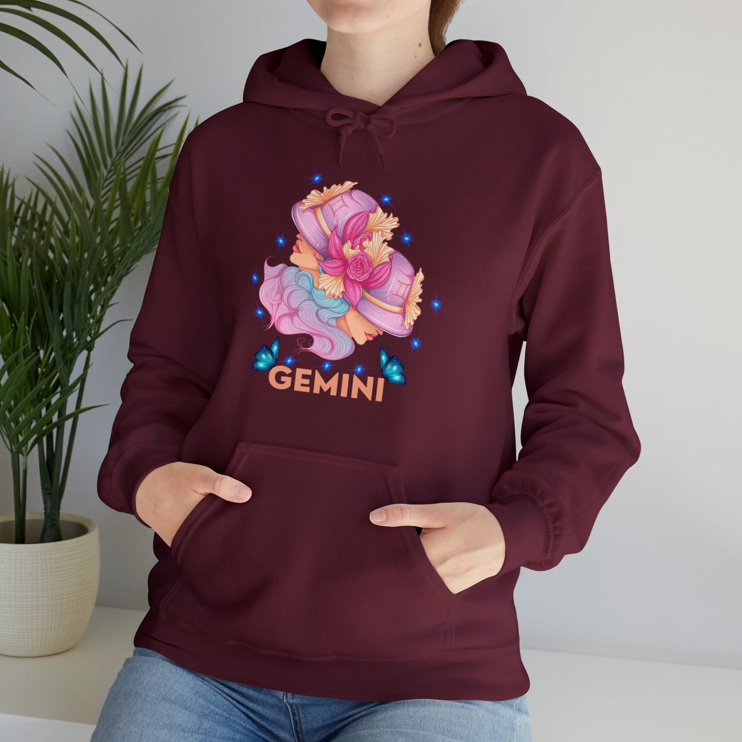 🦋 Gemini 🦋 Zodiac Signs- Hoodies