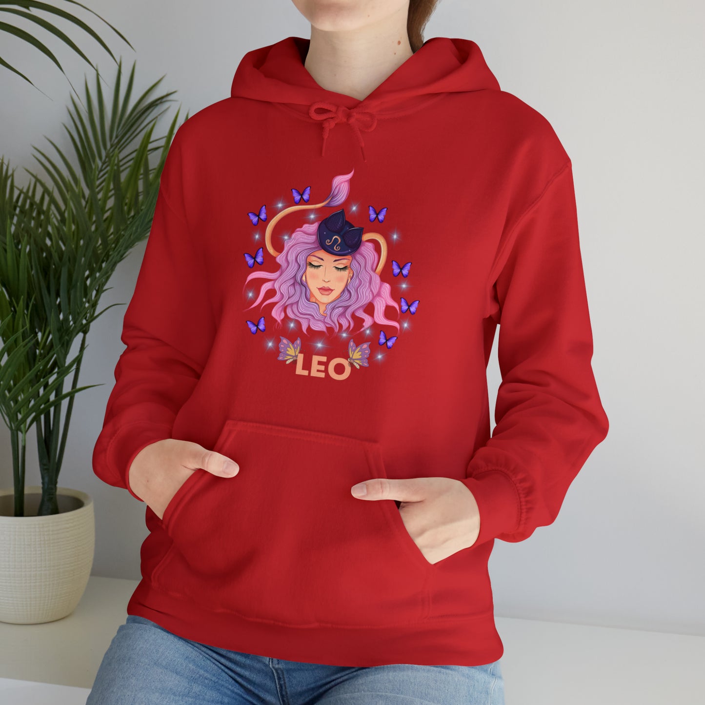 🦋 Leo 🦋 Zodiac Signs- Hoodies