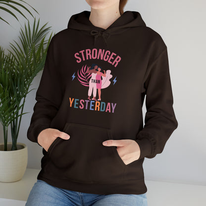 🦋 Stronger than Yesterday 🦋 Hoodies