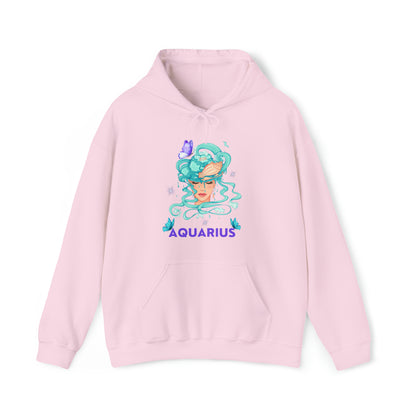 🦋 Aquarius 🦋 Zodiac Signs- Hoodies