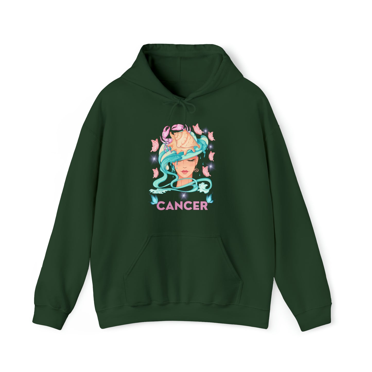 🦋 Cancer 🦋 Zodiac Signs- Hoodies