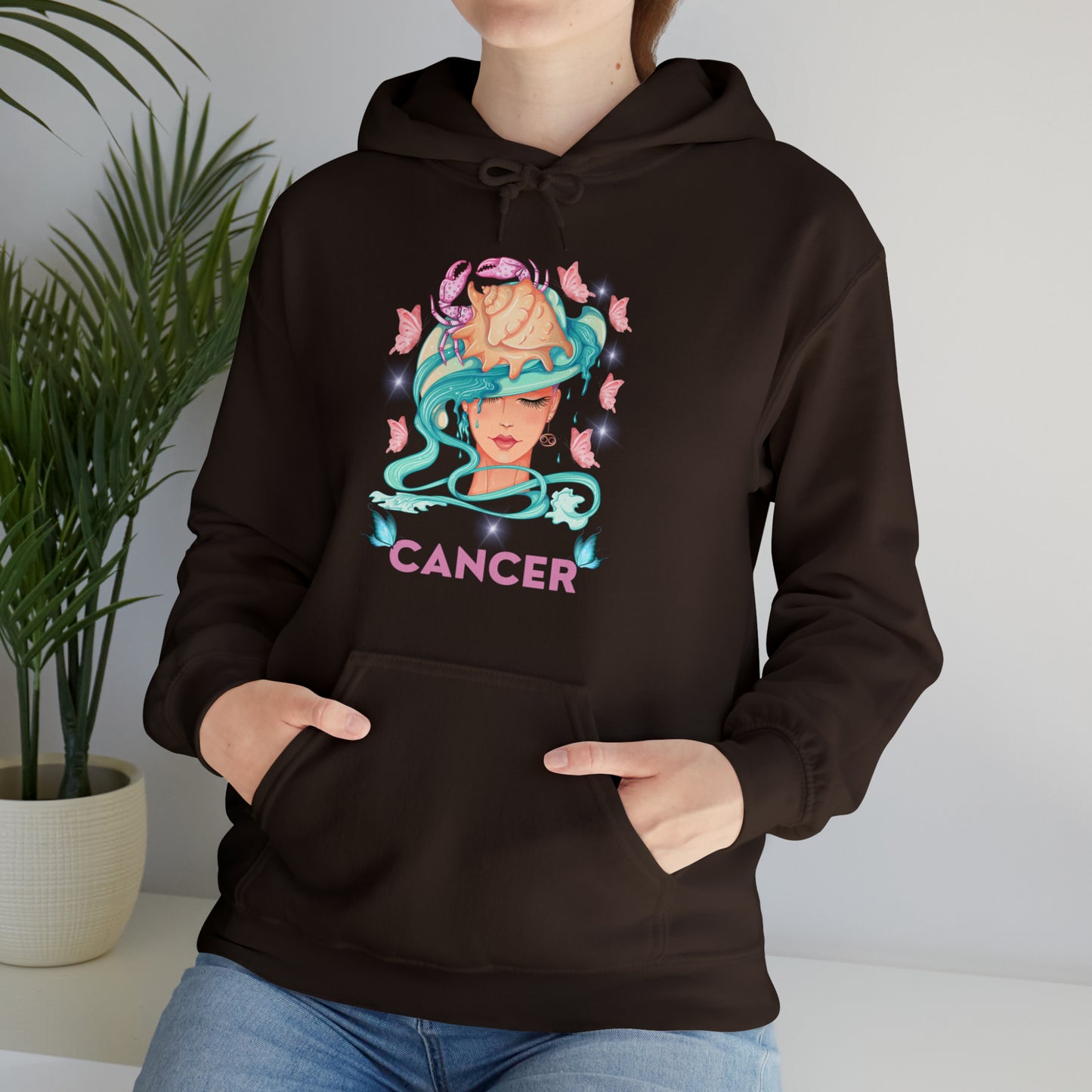 🦋 Cancer 🦋 Zodiac Signs- Hoodies