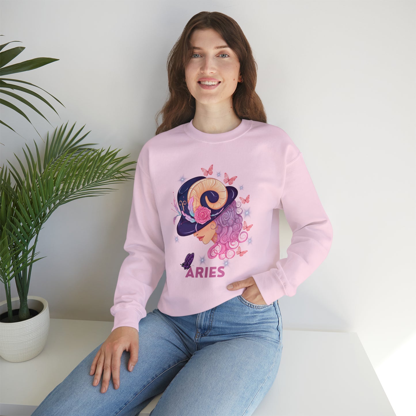 🦋 Aries 🦋 Zodiac Signs- Sweatshirts