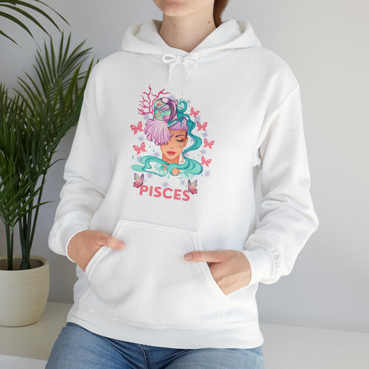🦋 Pisces 🦋 Zodiac Signs- Hoodies