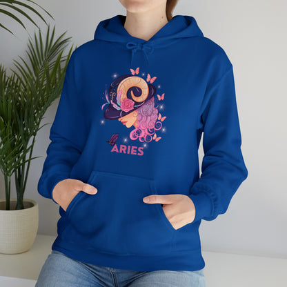 🦋 Aries 🦋 Zodiac Signs- Hoodies
