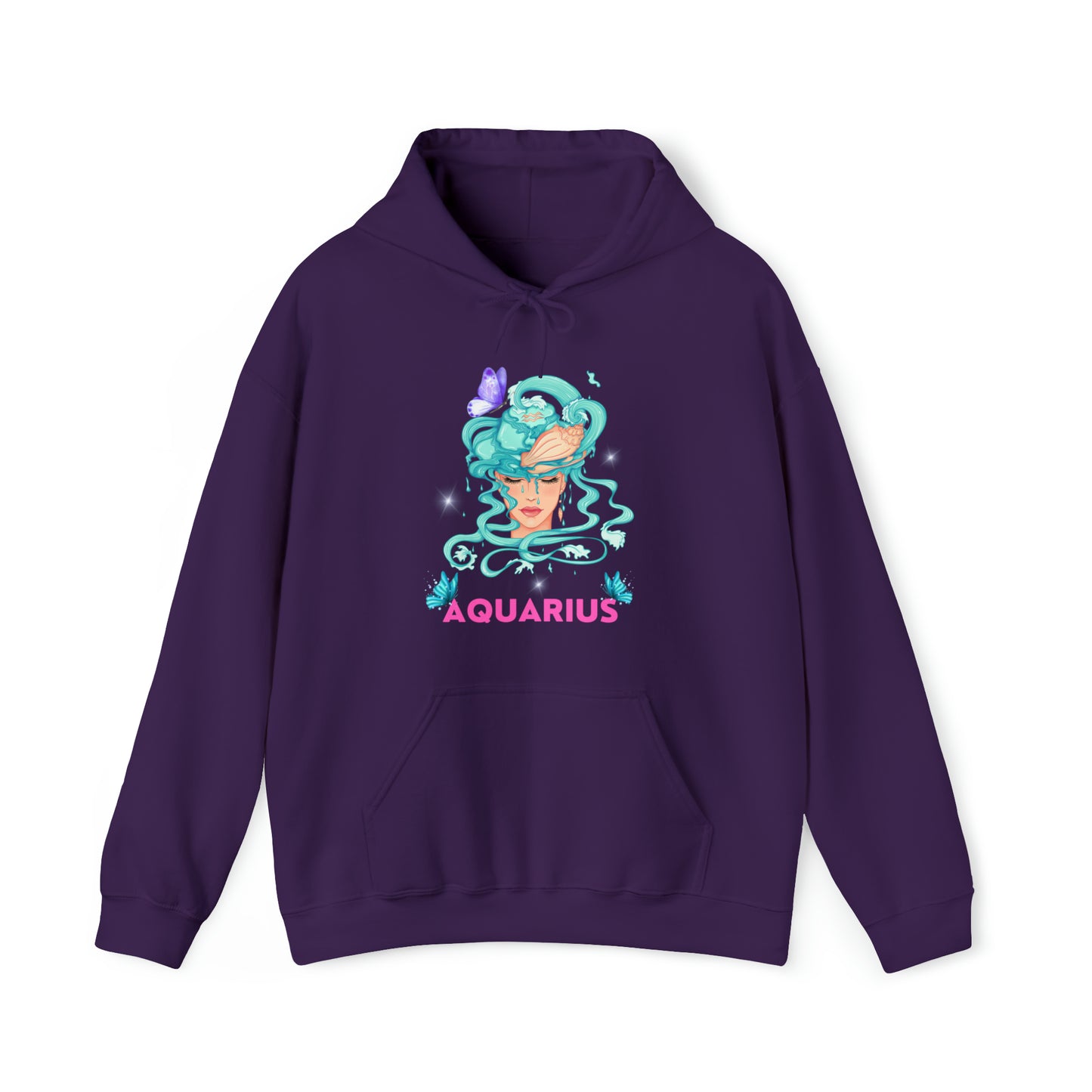 🦋 Aquarius 🦋 Zodiac Signs- Hoodies