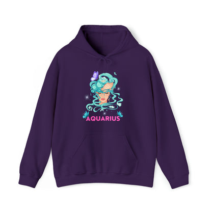 🦋 Aquarius 🦋 Zodiac Signs- Hoodies