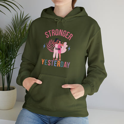 🦋 Stronger than Yesterday 🦋 Hoodies