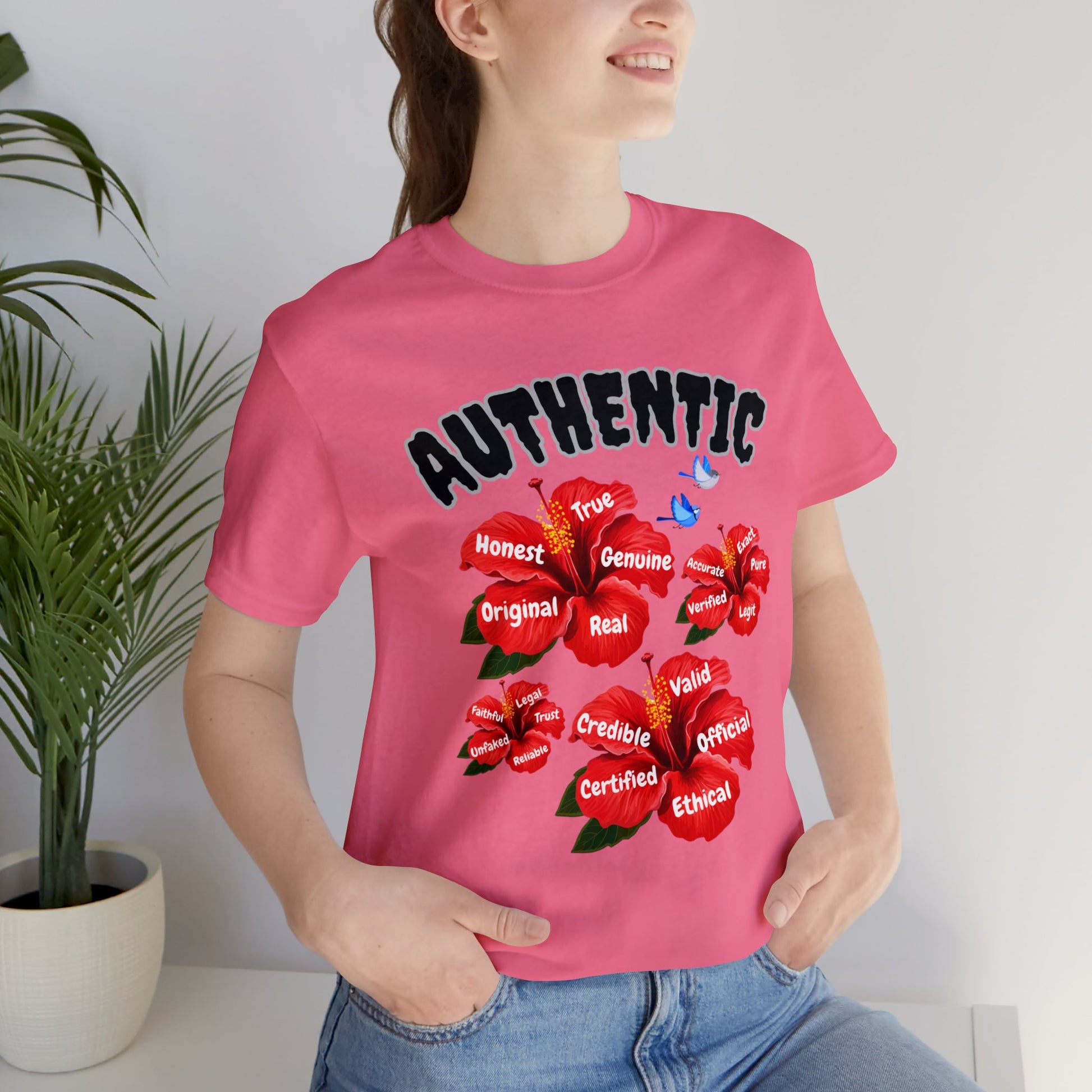 “Authentic logo tee for timeless and genuine fashion appeal