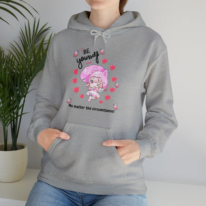  Be Yourself hoodie, a perfect fit for free spirits. 