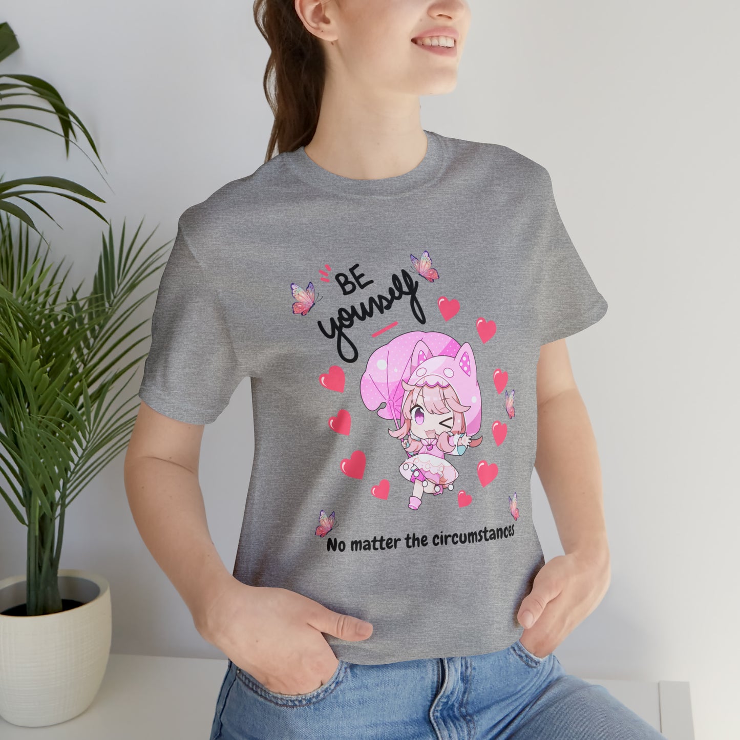  Be Yourself t-shirt with a powerful statement and unique graphic.