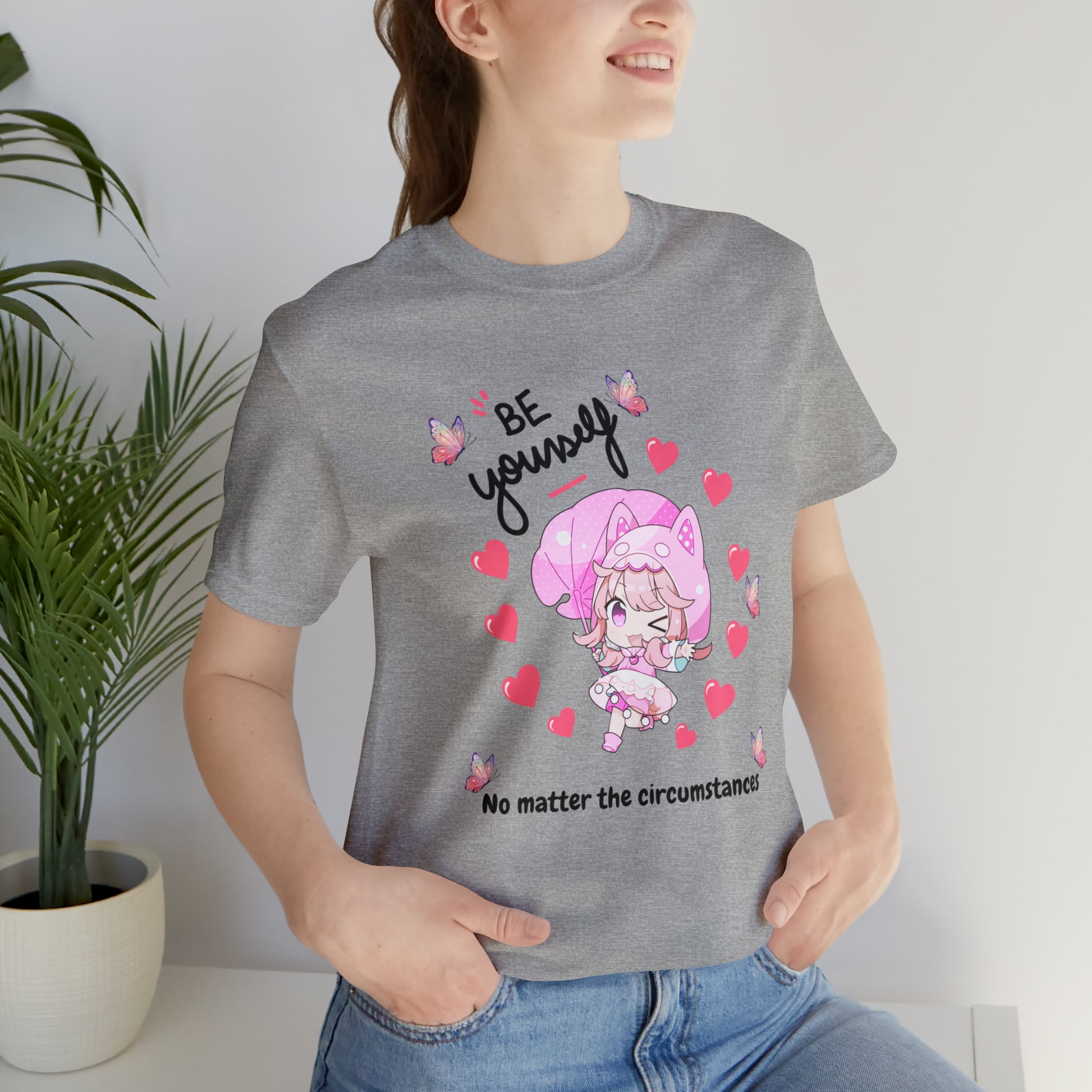  Be Yourself t-shirt with a powerful statement and unique graphic.