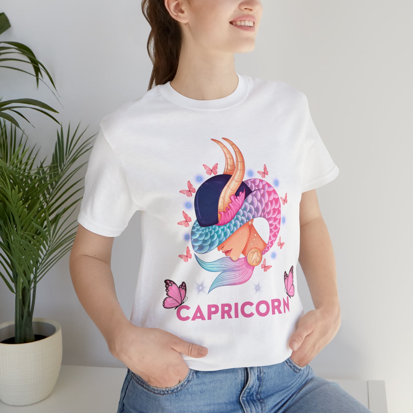  Capricorn Zodiac tee with a bold, empowering design. 