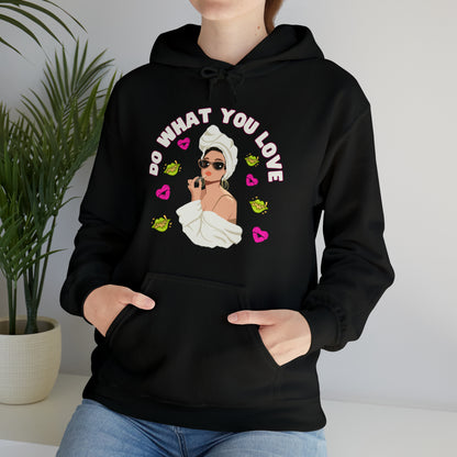Casual Do What You Love hoodie promoting joy and creativity”