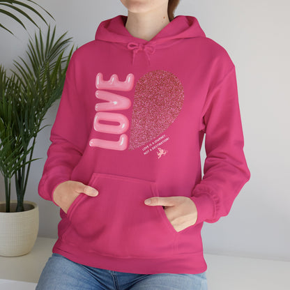Classic love hoodie with a cozy, oversized fit
