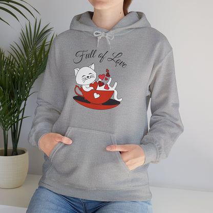 "Comfortable Full of Love hoodie for spreading positivity