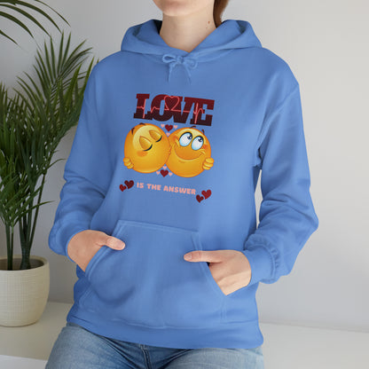 Comfortable Love Is The Answer hoodie perfect for casual wear