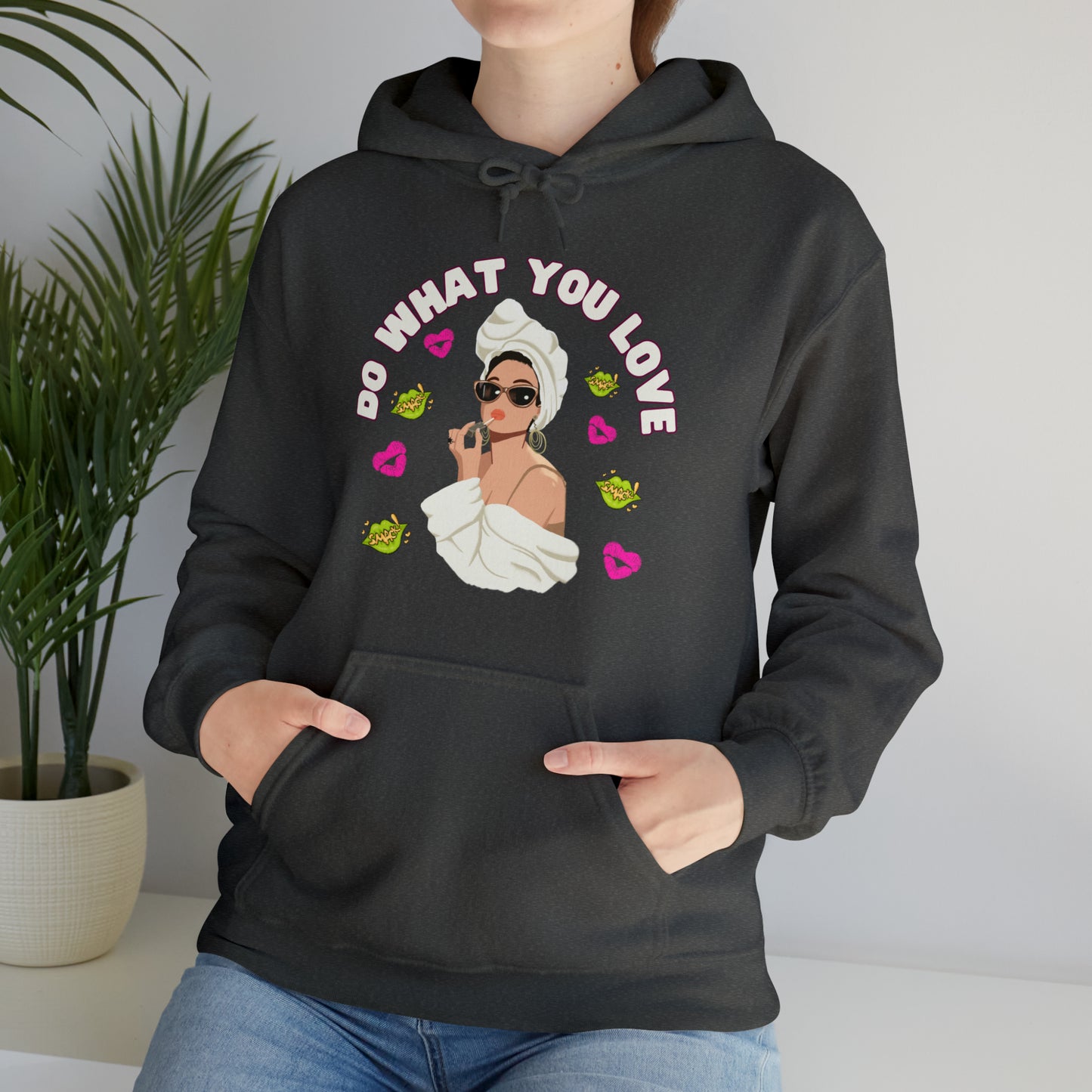 “Cozy Do What You Love hoodie inspiring passion and positivity