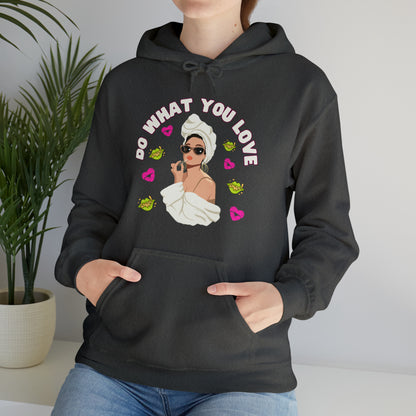 “Cozy Do What You Love hoodie inspiring passion and positivity