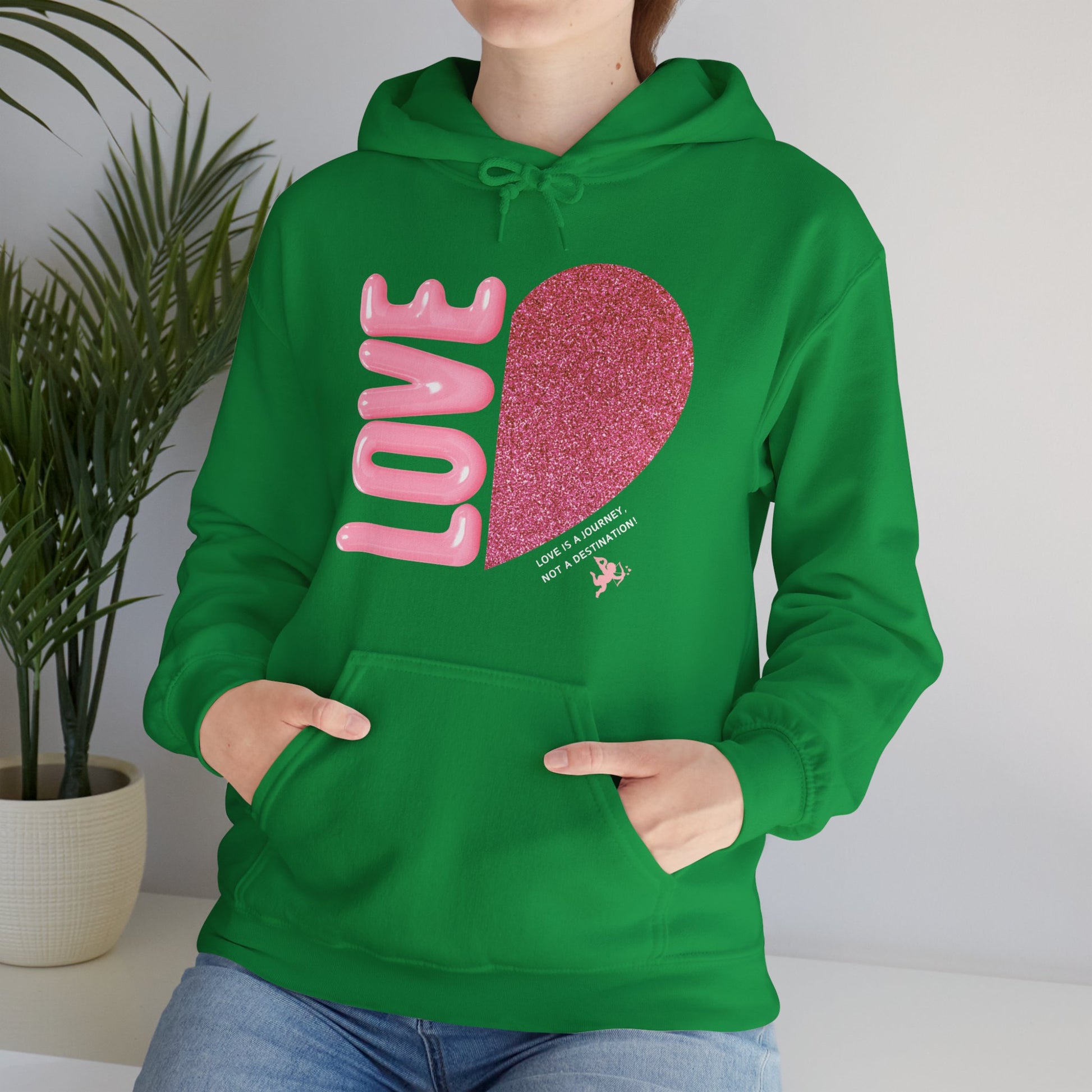 Cozy and stylish love hoodie perfect for all seasons"