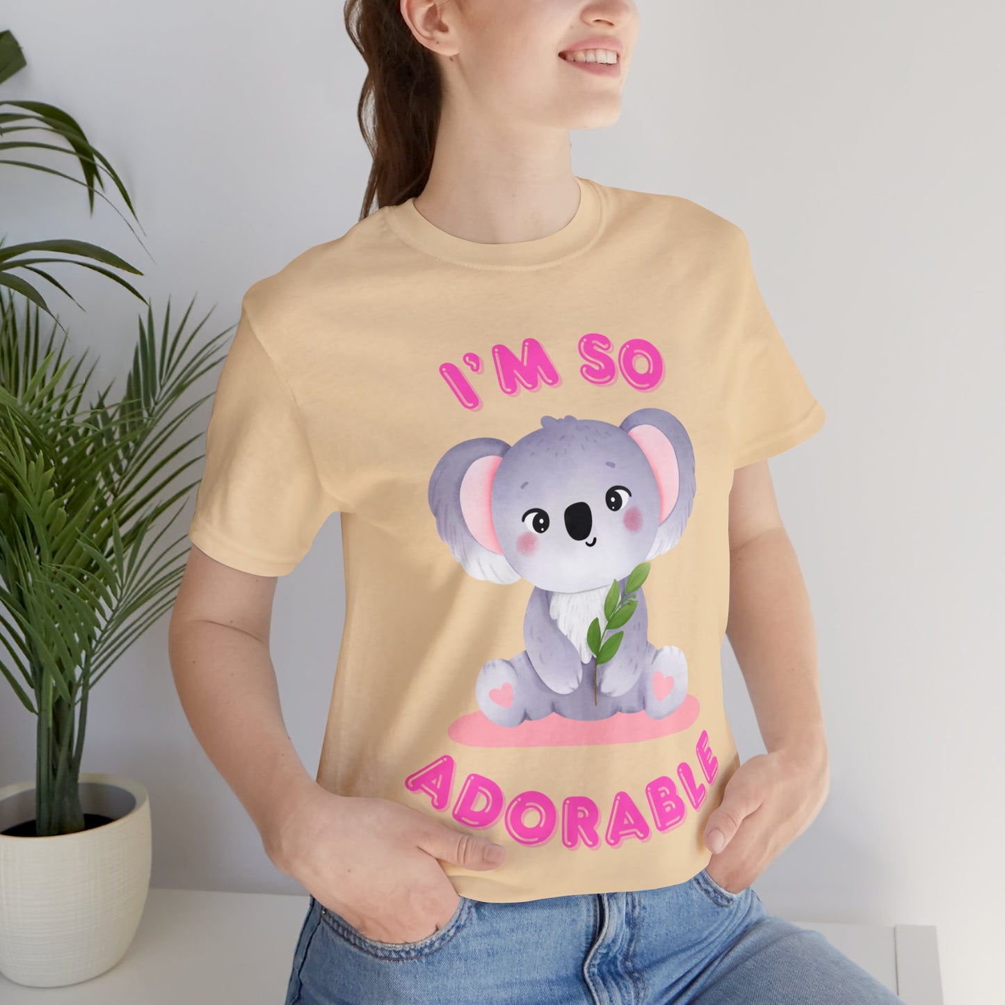 “Cute I’m So Adorable tee perfect for confident everyday wear