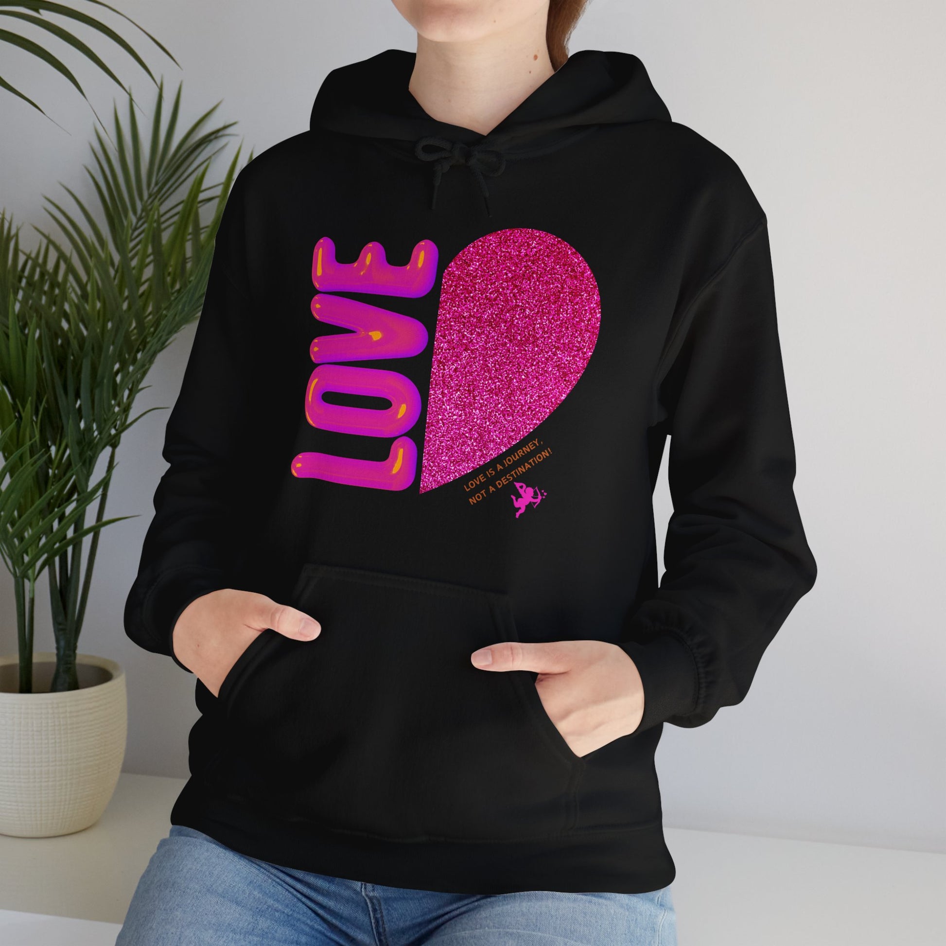 "Fashionable love hoodie, ideal for gifting or daily wear