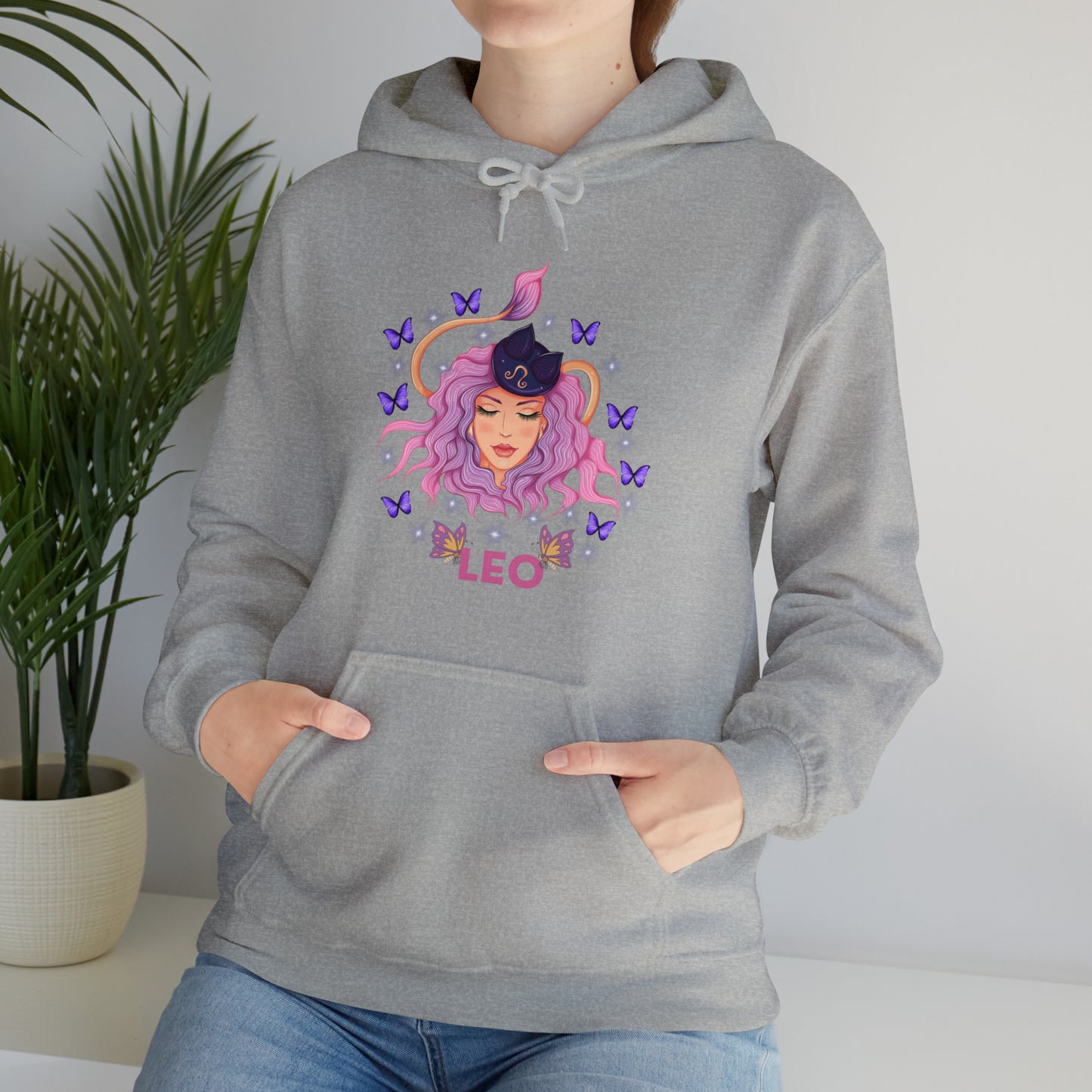 Leo constellation hoodies in cozy premium fabric