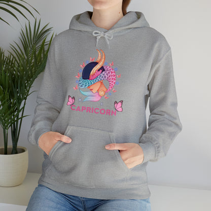 Soft and comfortable Capricorn Zodiac hoodie for confident wearers.