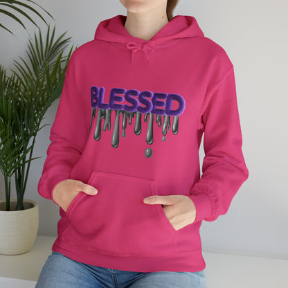 Soft cotton Blessed hoodie for comfort and daily motivation
