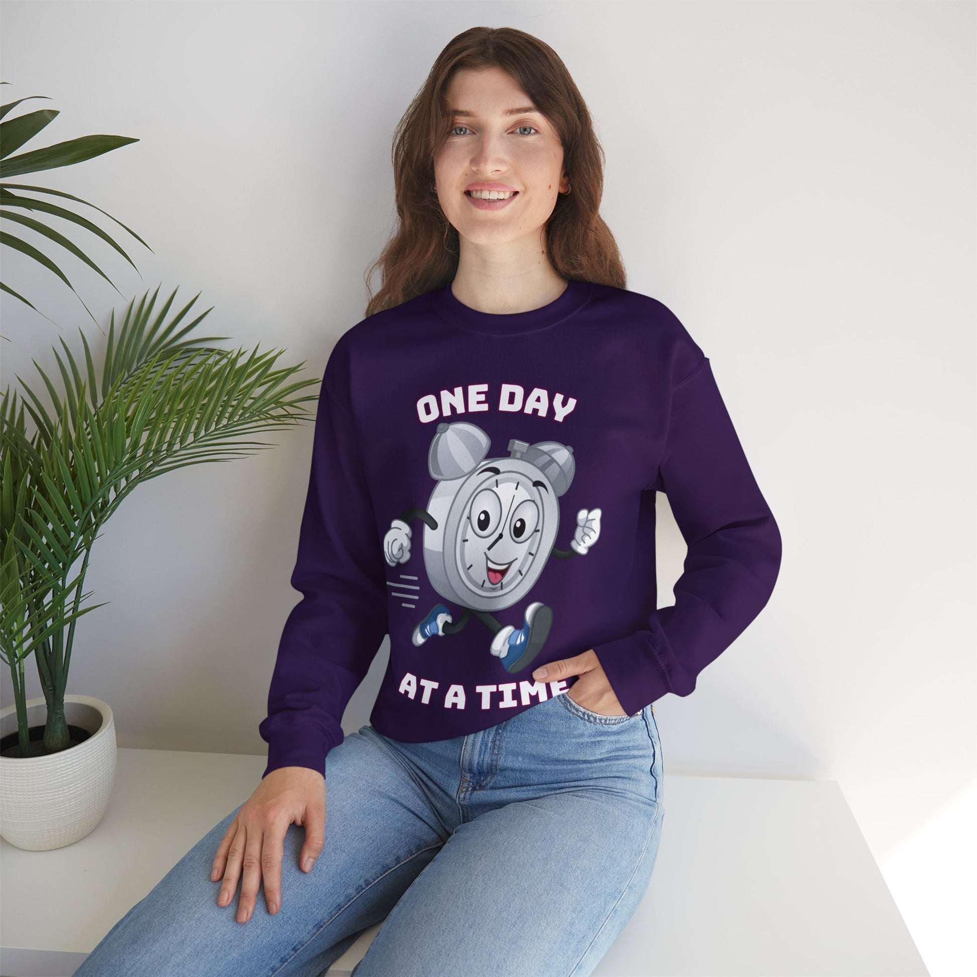 Stylish One Day At a Time casual sweatshirt”