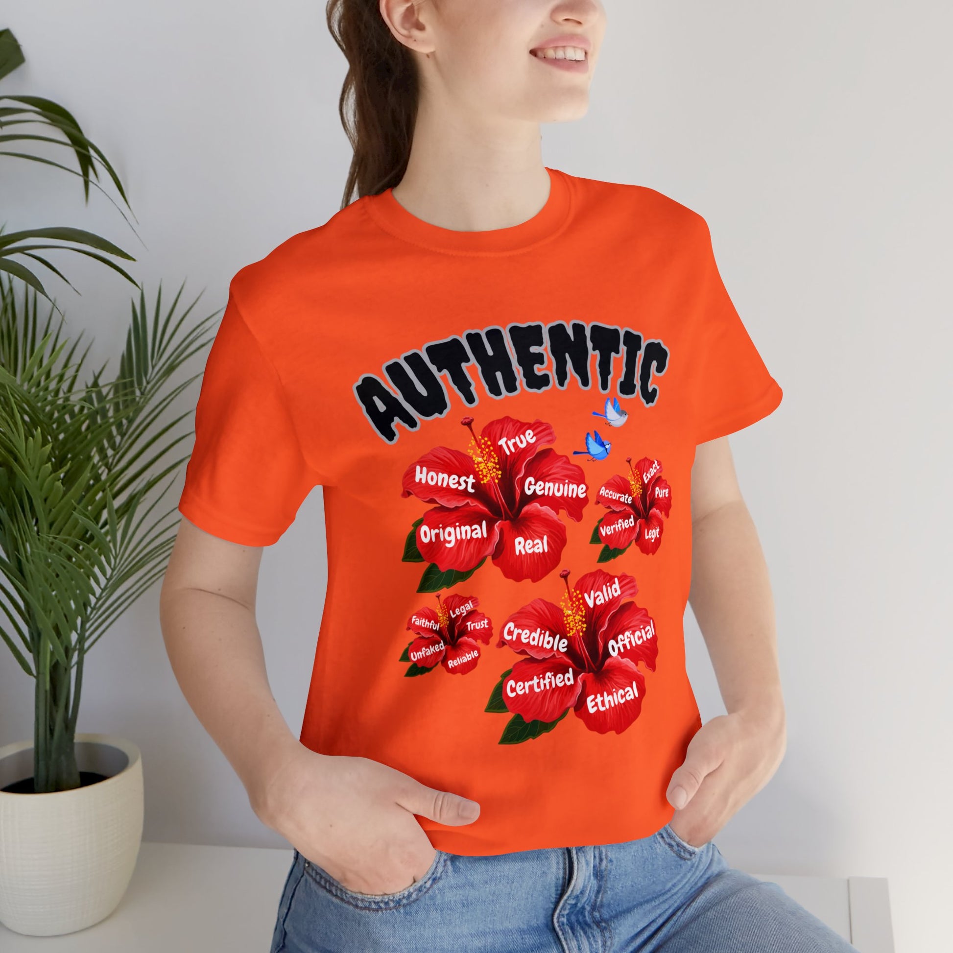 “Trendy Authentic tee perfect for expressing your real personality