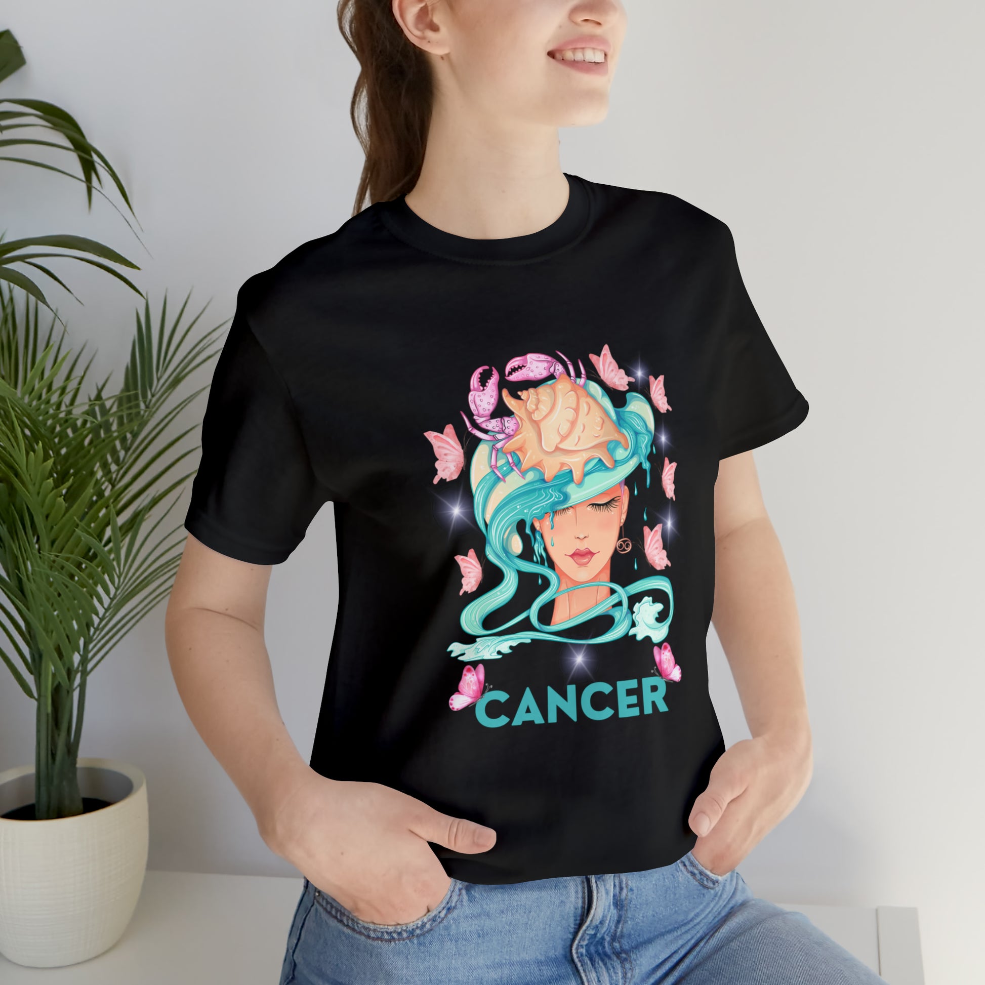  Trendy Cancer Zodiac tee designed for confident, emotional wearers.